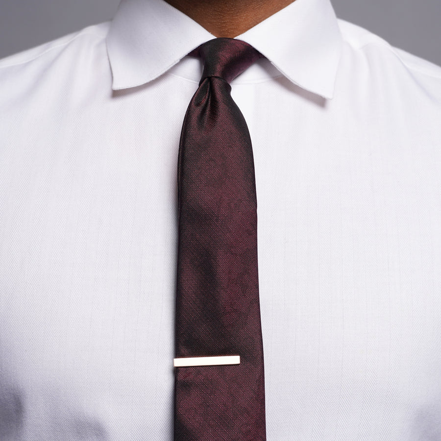 Refinado Floral Burgundy Tie