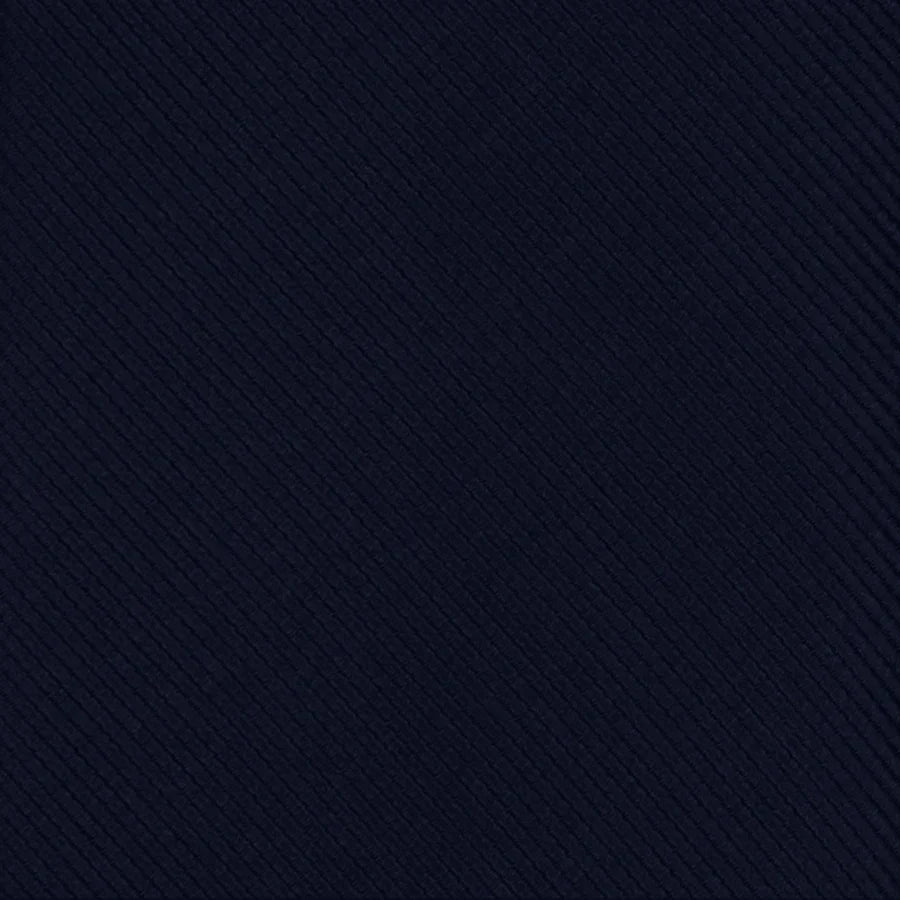 Grosgrain Solid Midnight Navy Tie