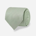 Herringbone Vow Sage Green Tie